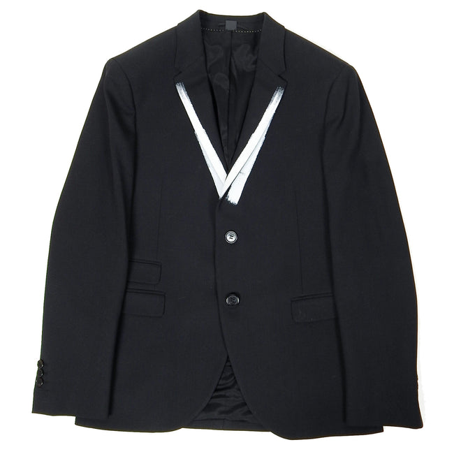 Neil Barrett Painted 2 Piece Suit Size 48