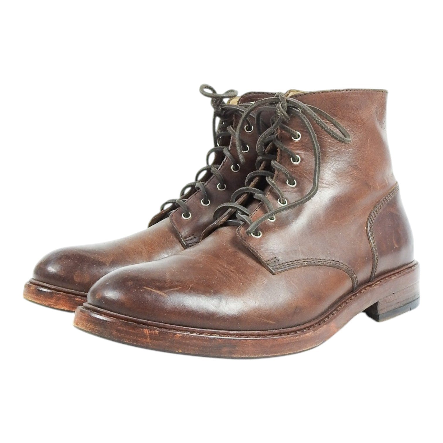 Buttero Leather Lace Boots Size 42