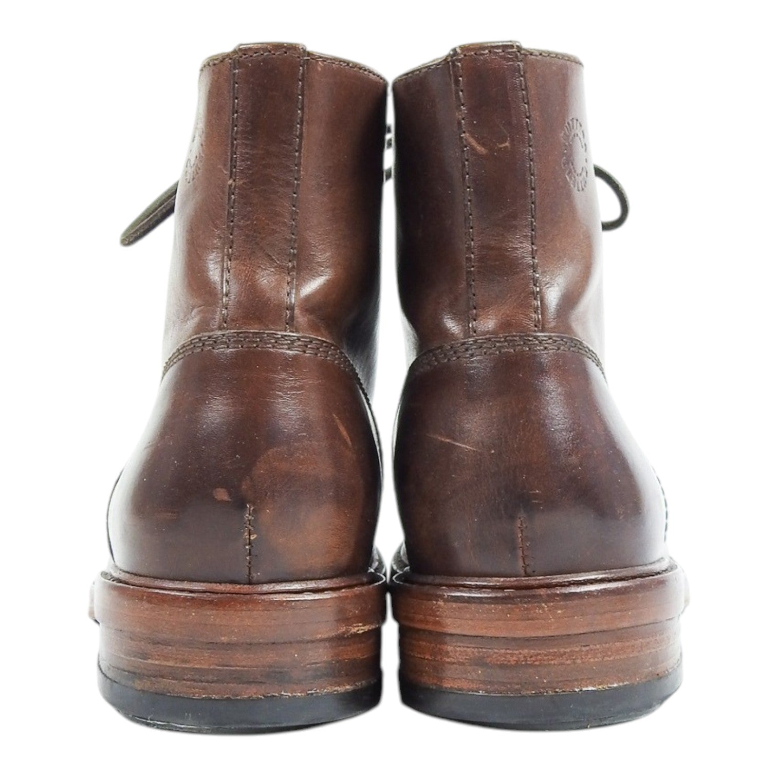 Buttero Leather Lace Boots Size 42