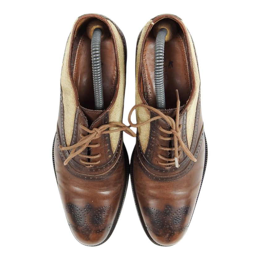 Etro Canvas Detail Derbies Size 41
