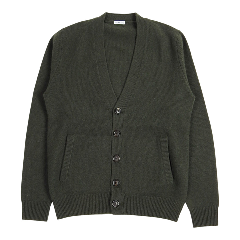 Von Braun Green Cashmere Cardigan Size Small
