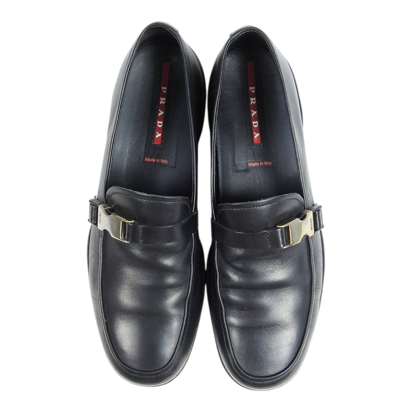 Prada Metal Buckle Loafer Size 11