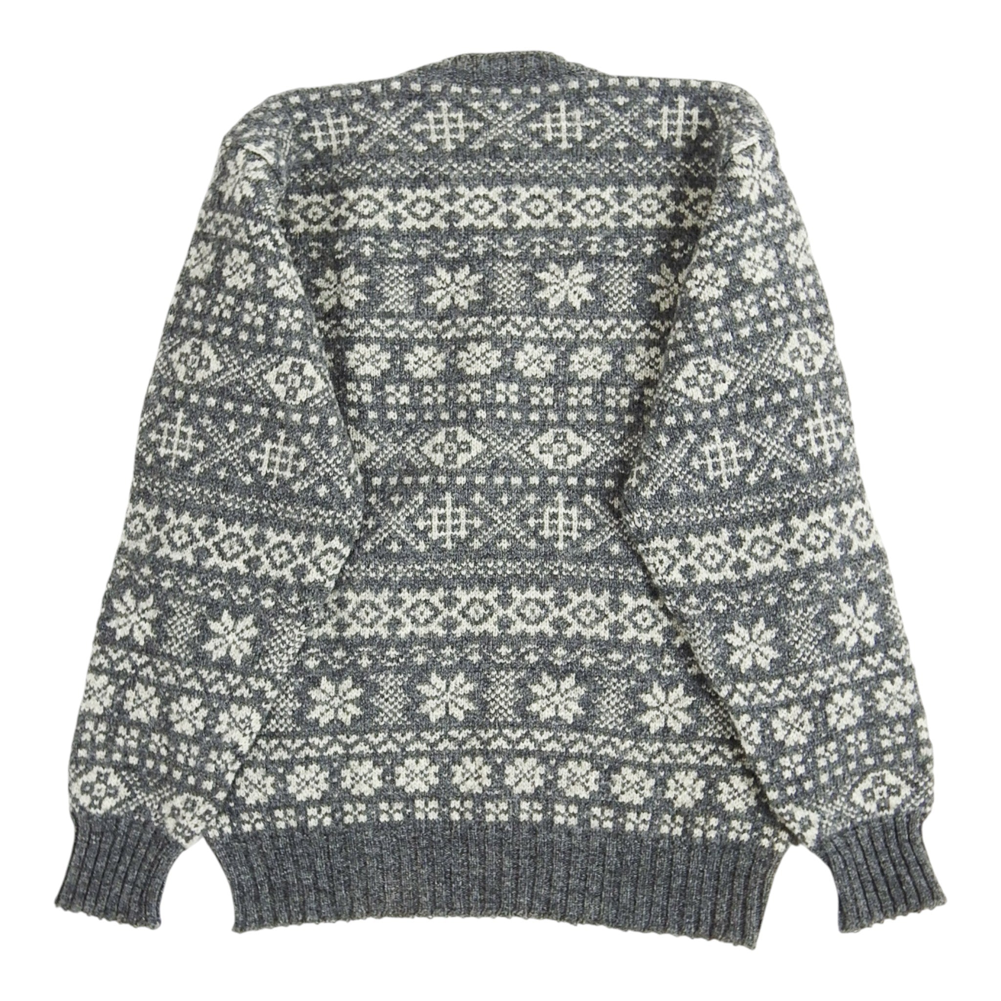 Jamieson's Grey Knitted Crewneck Sweater Size 40