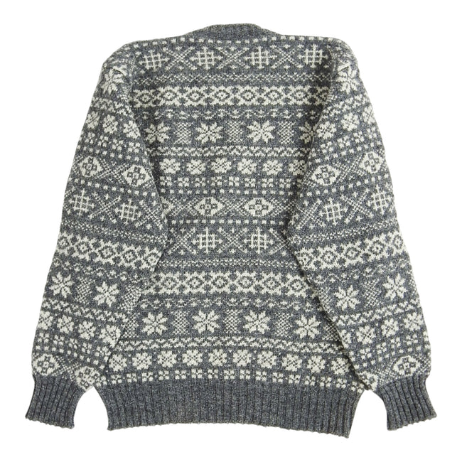 Jamieson's Grey Knitted Crewneck Sweater Size 40