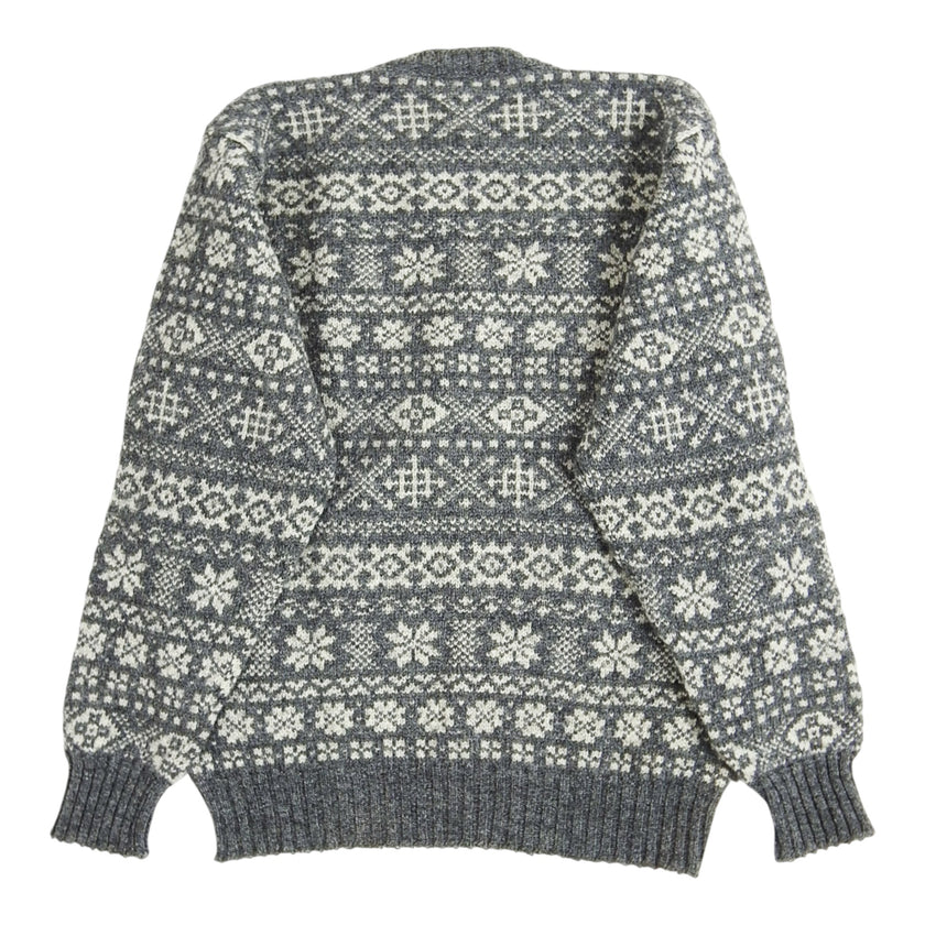 Jamieson's Grey Knitted Crewneck Sweater Size 40