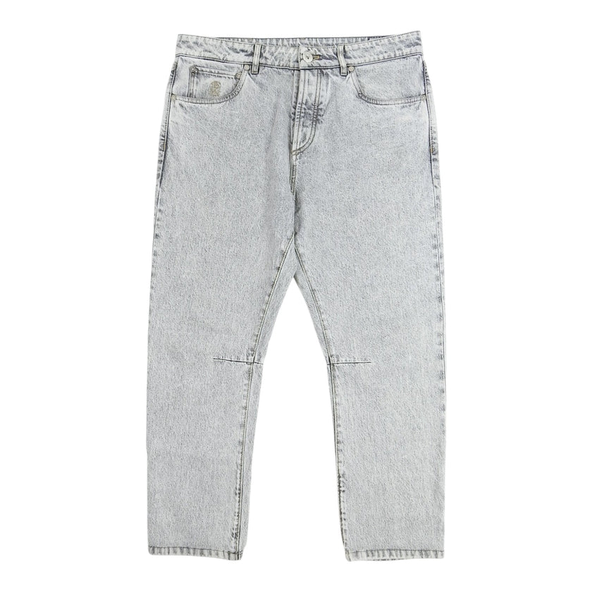 Brunello Cucinelli Grey Wash Jeans Size 48