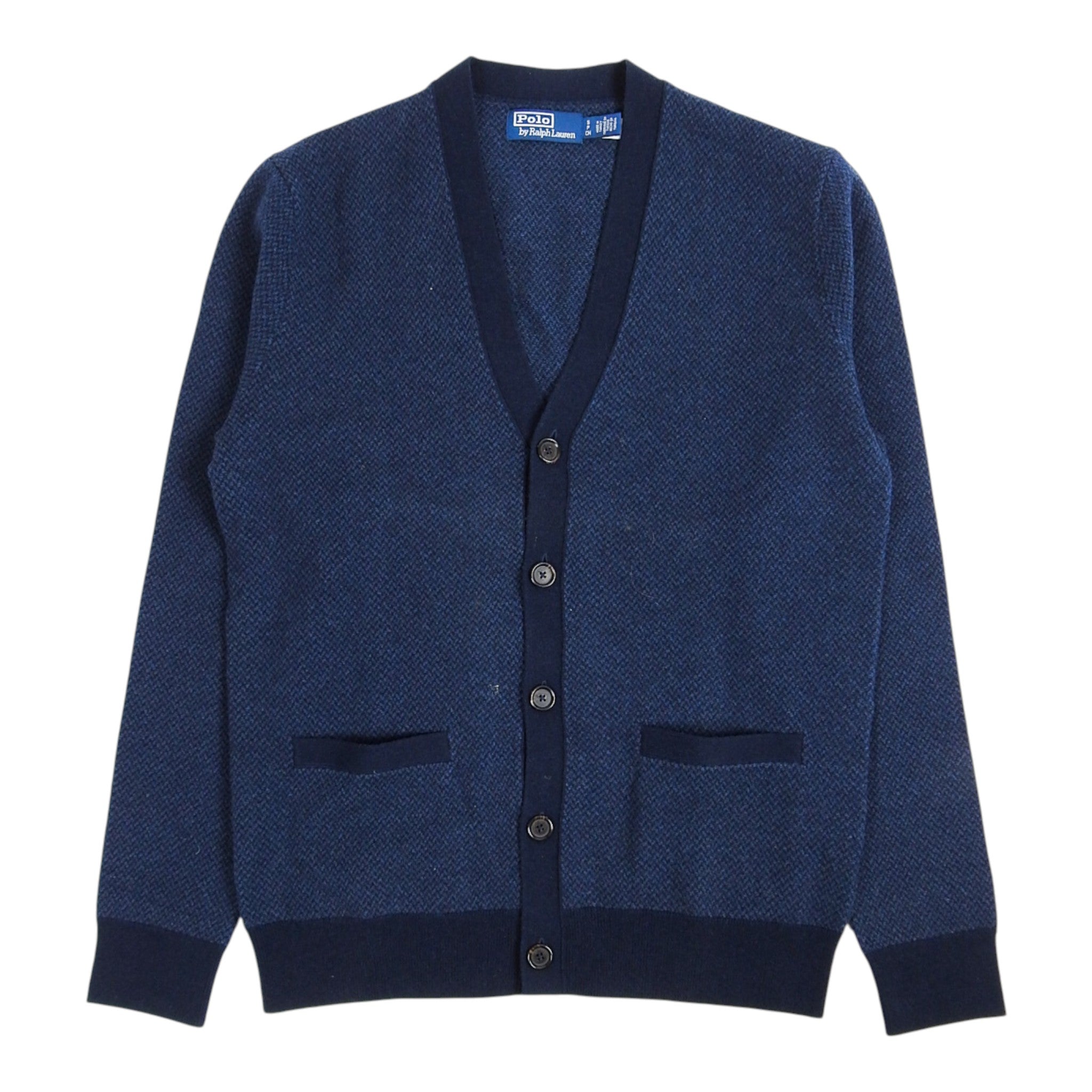 Polo Ralph Lauren Blue Chevron Cardigan Size Small