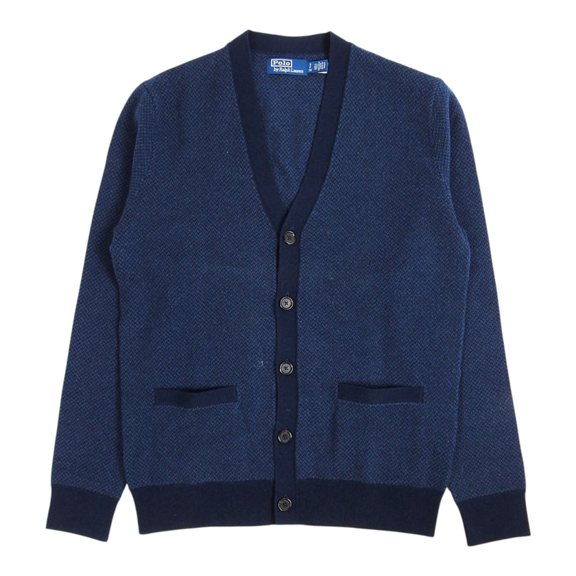 Polo Ralph Lauren Blue Chevron Cardigan Size Small