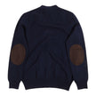Polo Ralph Lauren Navy Elbow Patch Cardigan Size Small