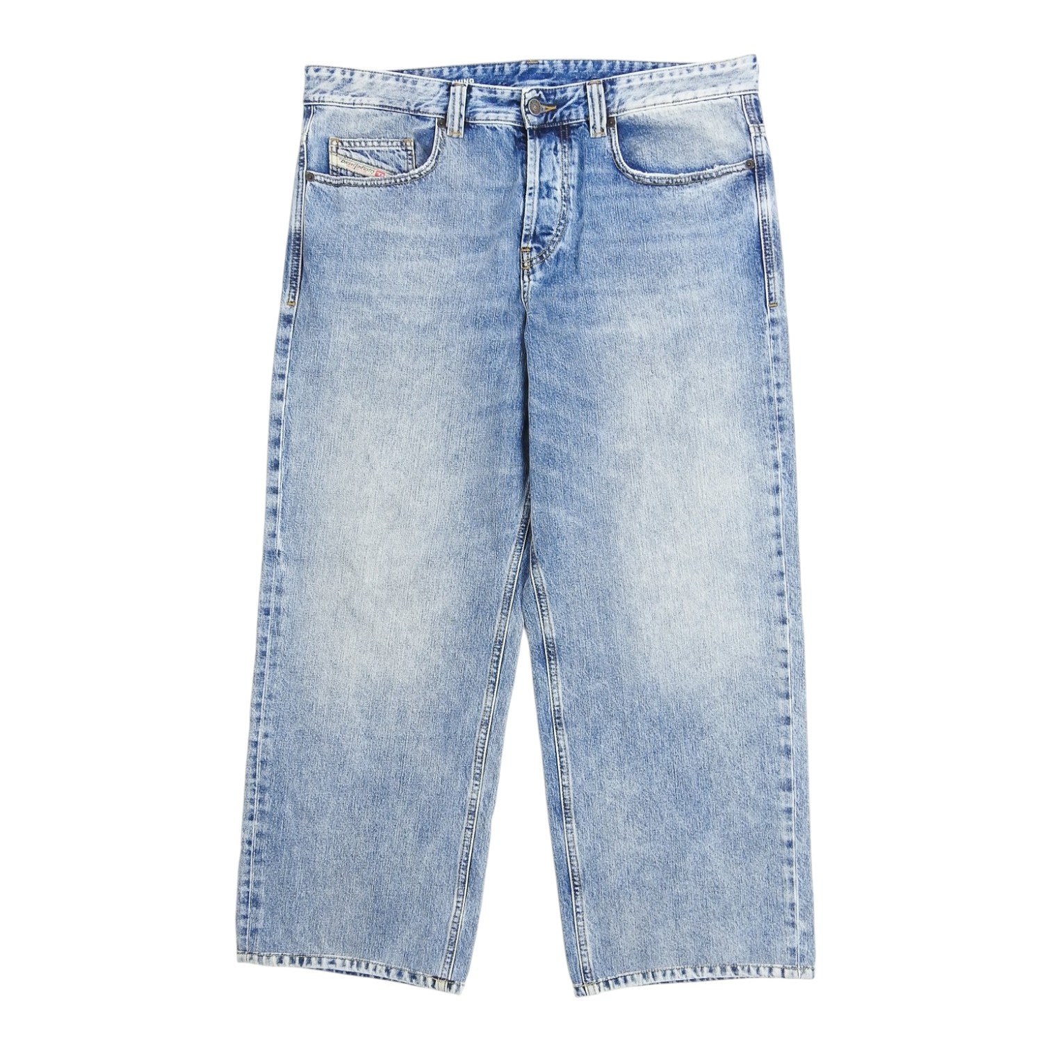 Diesel Wide Leg Light Wash Jeans Size 34