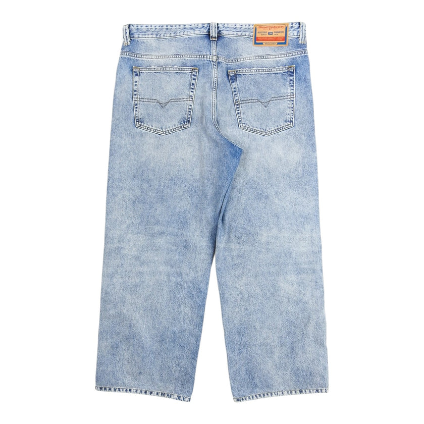 Diesel Wide Leg Light Wash Jeans Size 34