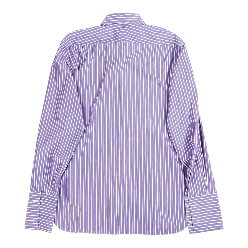 Tom Ford Striped Purple Shirt Size 42