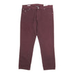 Brunello Cucinelli Burgundy Jeans Size 52