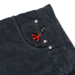 Isaia Black Corduroy Pants Size 38