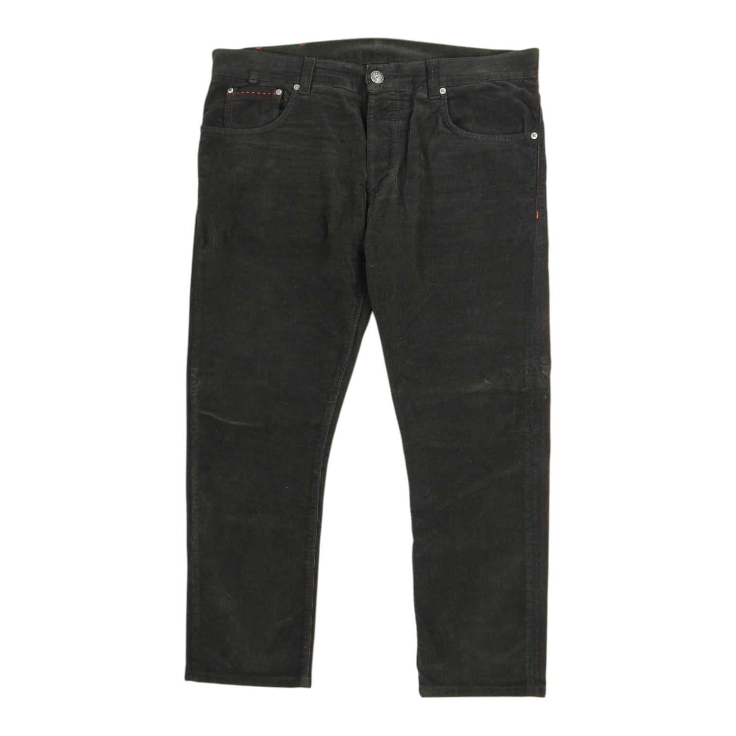 Isaia Brown Corduroy Pants Size 36