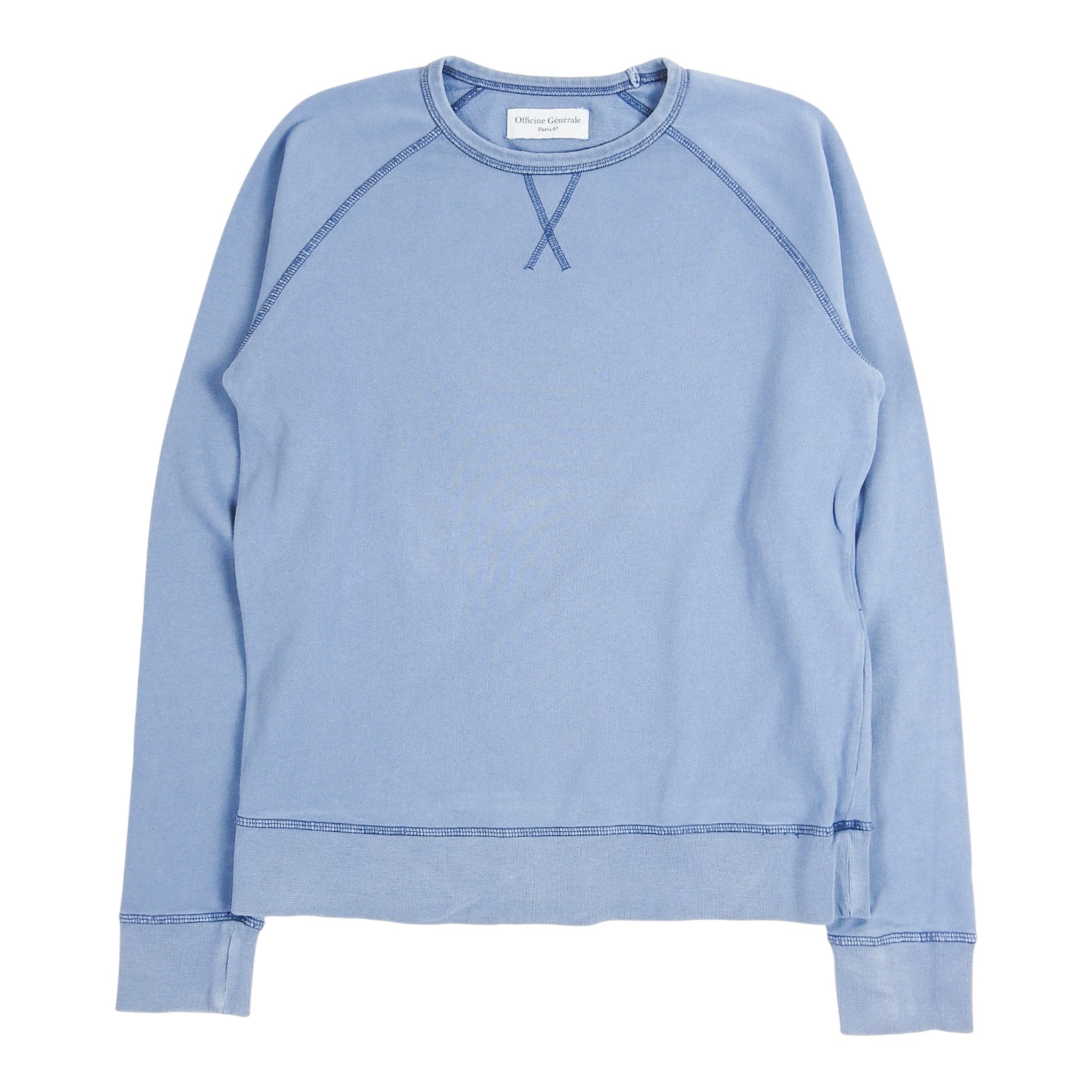Officine Generale Raglan Sleeve Sweatshirt Size Small