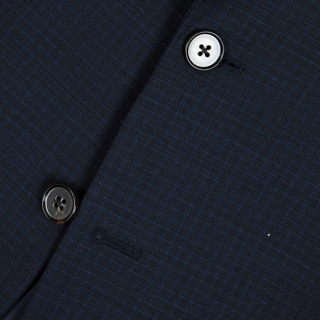 Maison Margiela S/S'14 Navy Mini Check Blazer Size 54