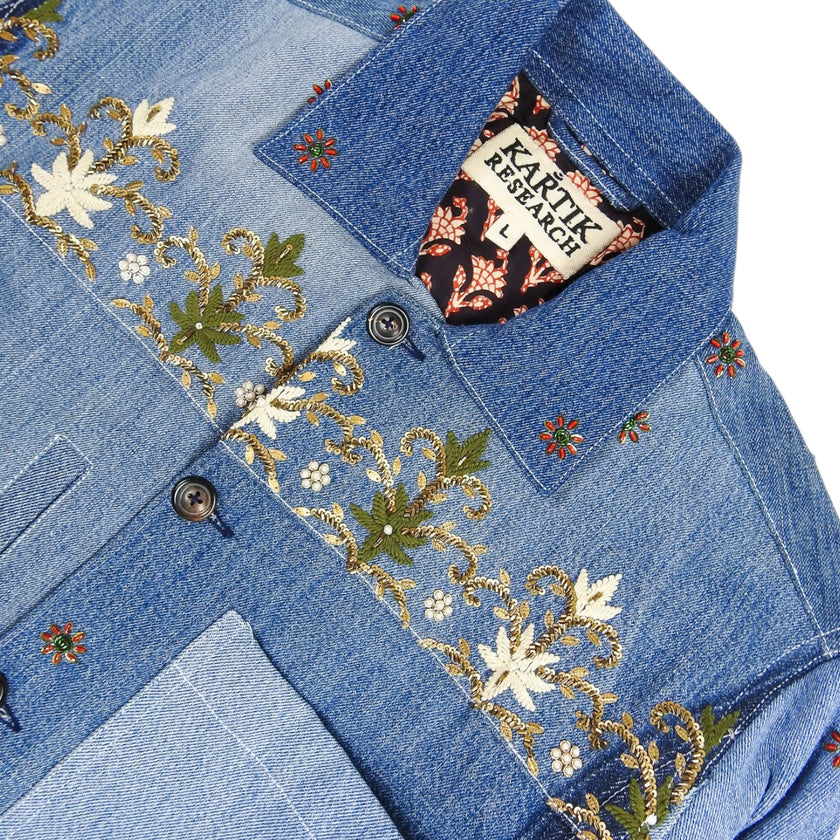 Kartik Research Denim Jacket Size Large