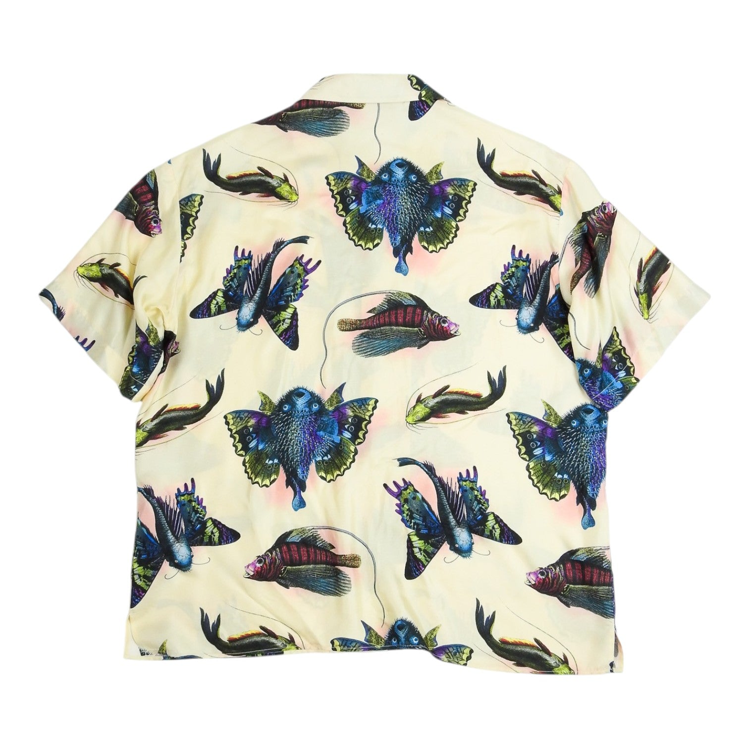 Gucci Flying Fish SS Camp Shirt Size 58