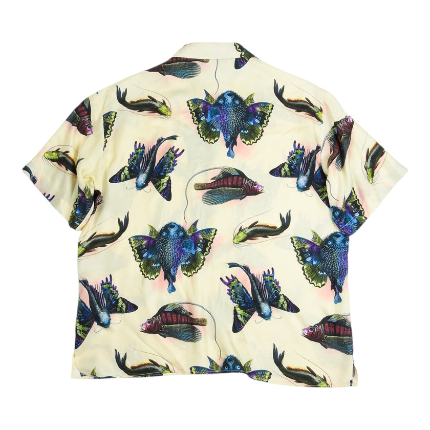 Gucci Flying Fish SS Camp Shirt Size 58