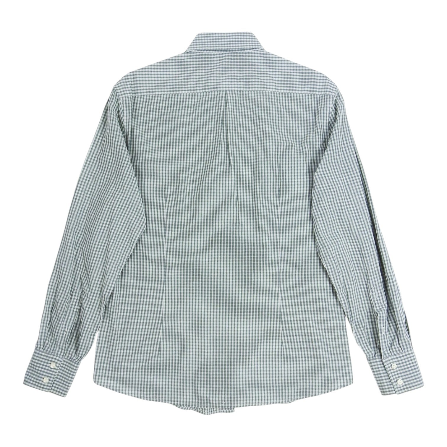 Brunello Cucinelli Green Check Shirt Size 2XL