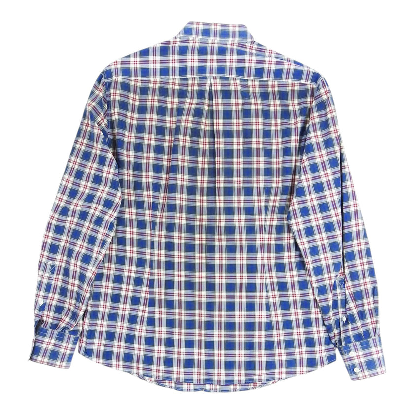 Brunello Cucinelli Blue/Red Plaid Shirt Size 2XL