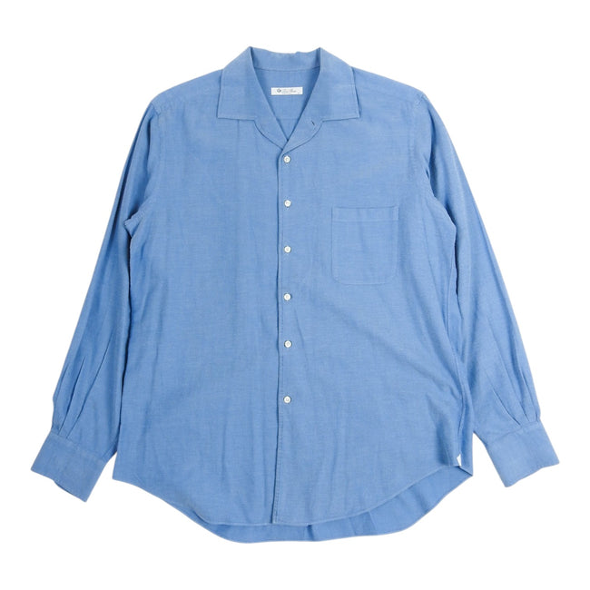 Loro Piana Blue LS Shirt Size XL