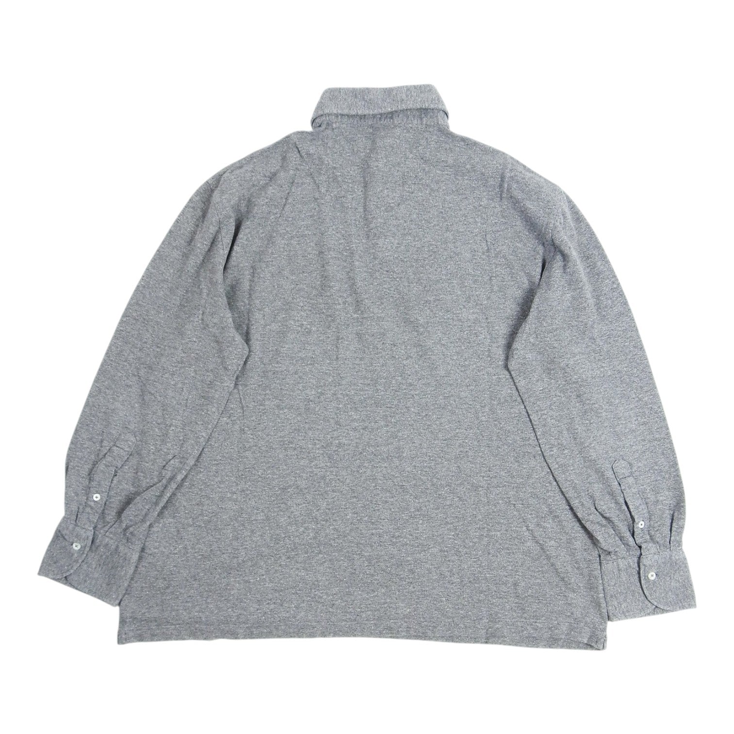 Brunello Cucinelli Dark Grey LS Polo Shirt Size 54