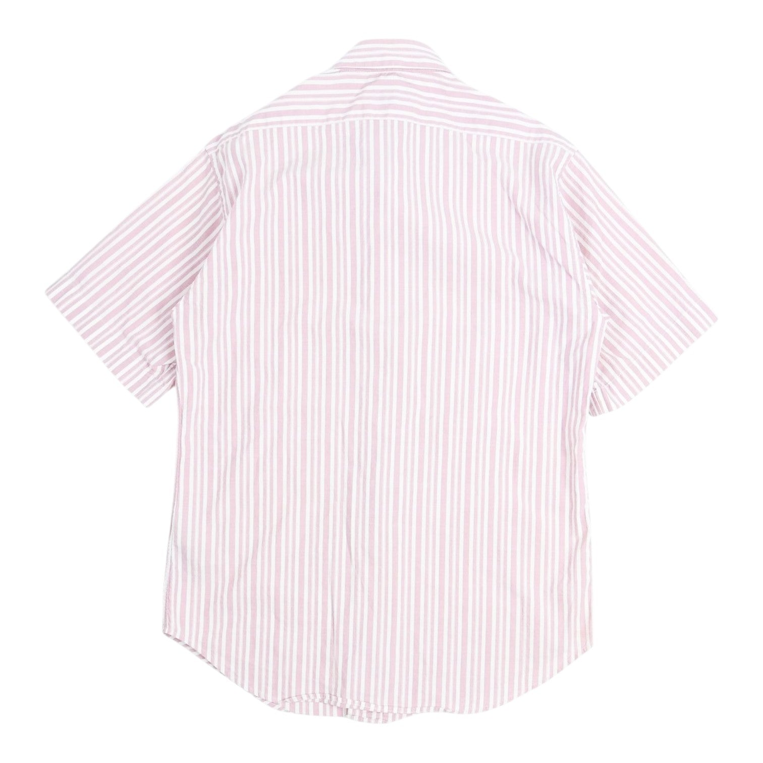 Burberry Pink Striped Embroidered SS Shirt Size XS