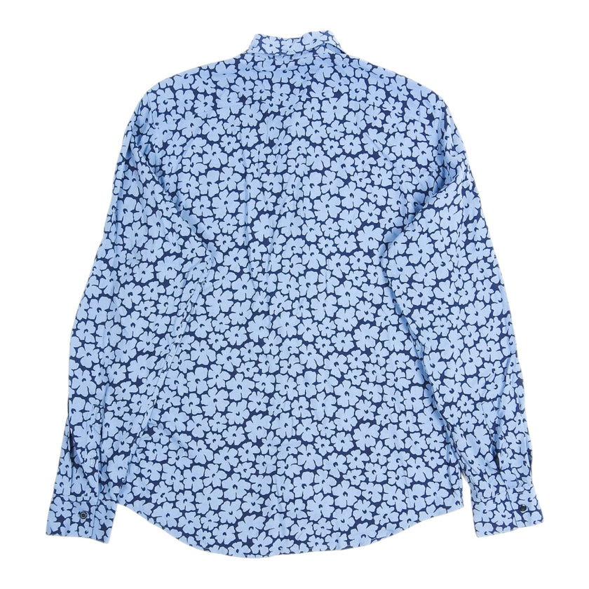 Sandro Flower Print LS Shirt Size Medium