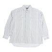 Jacquemus White Striped Snap Button Shirt Size 48