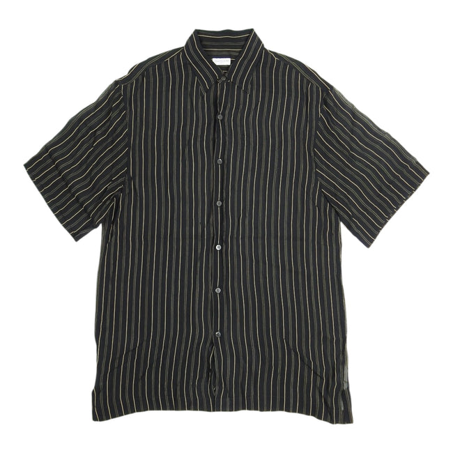 Dries Van Noten Sheer Striped SS Shirt Size Medium