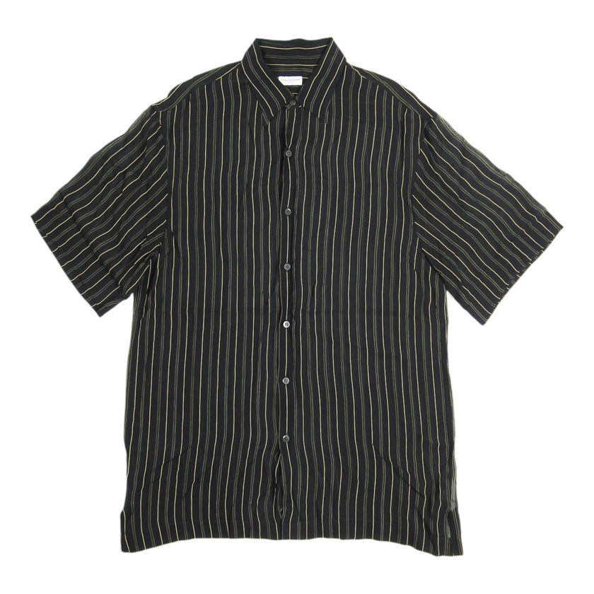 Dries Van Noten Sheer Striped SS Shirt Size Medium