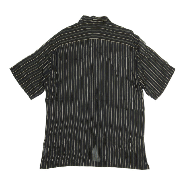 Dries Van Noten Sheer Striped SS Shirt Size Medium