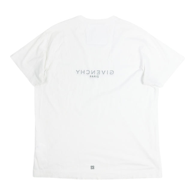 Givenchy White Logo T-Shirt Size Small
