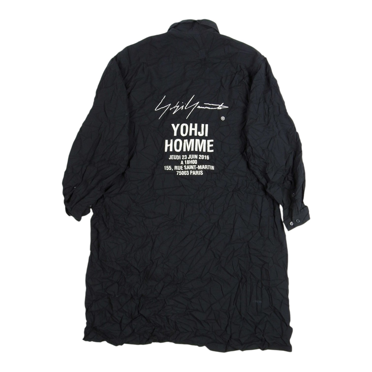 Yohji Yamamoto Split LS Shirt Size 3