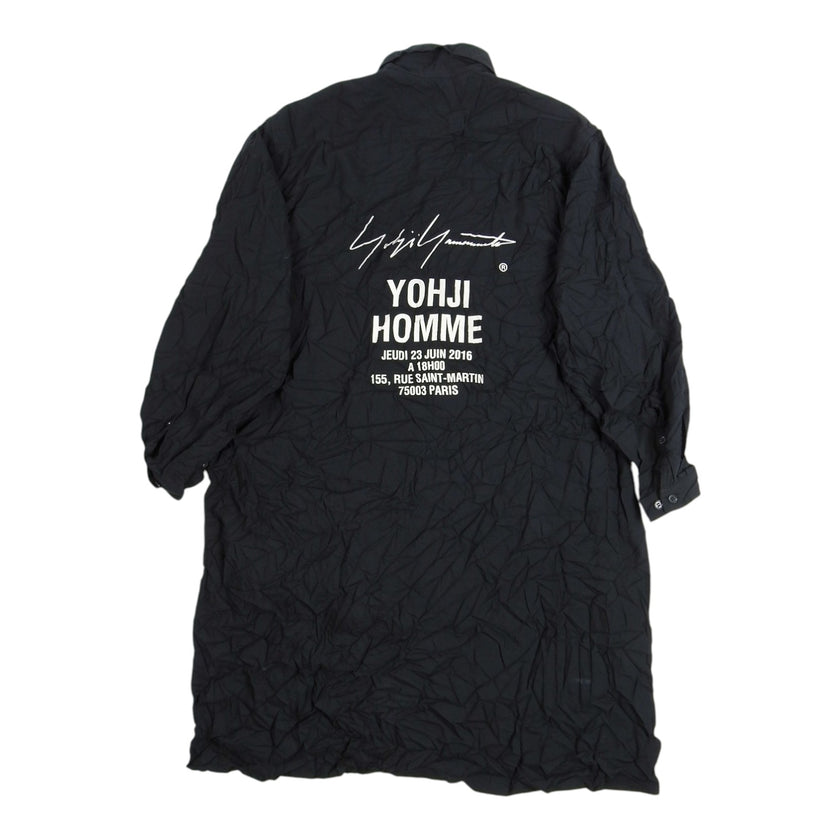 Yohji Yamamoto Split LS Shirt Size 3