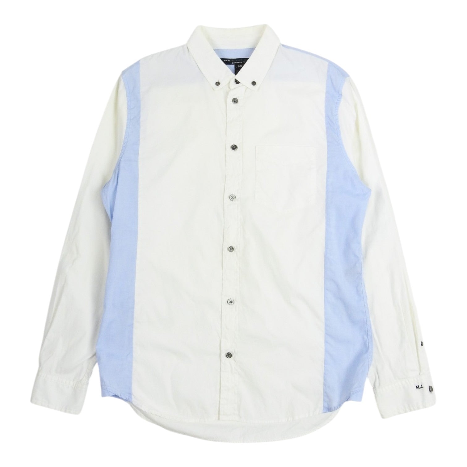 Marc by Marc Jacobs Blue Panel LS Shirt Size Medium