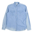 Brunello Cucinelli Light Wash Chambray Shirt Size 2XL