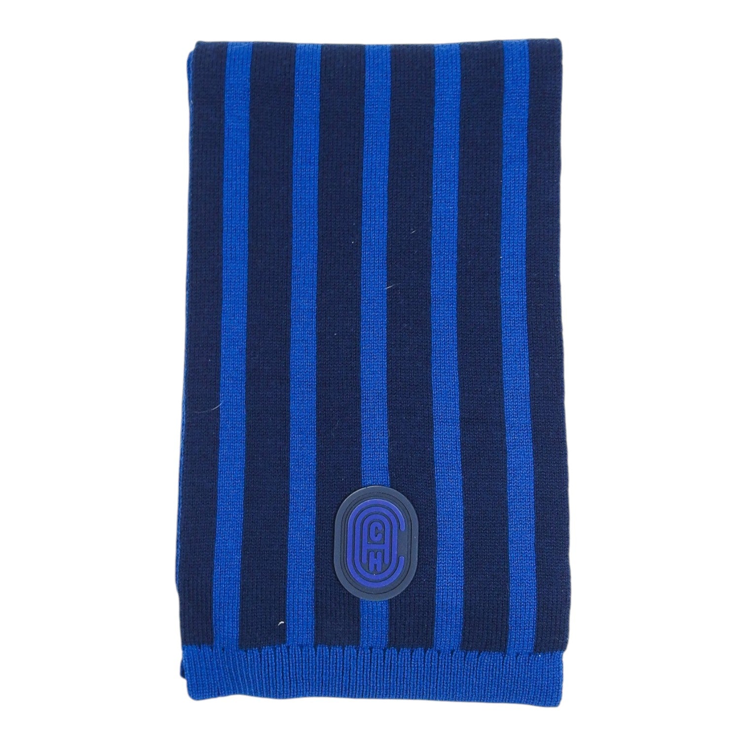 Coach Blue Strip Scarf