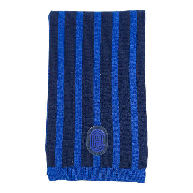 Coach Blue Strip Scarf