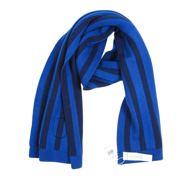 Coach Blue Strip Scarf