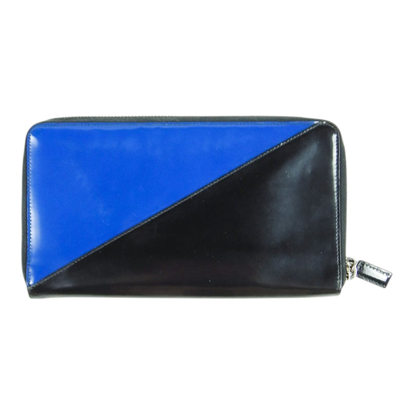 Prada Patent Leather Card Holder Wallet