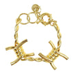 Ambush Barbed Wire Gold Bracelet