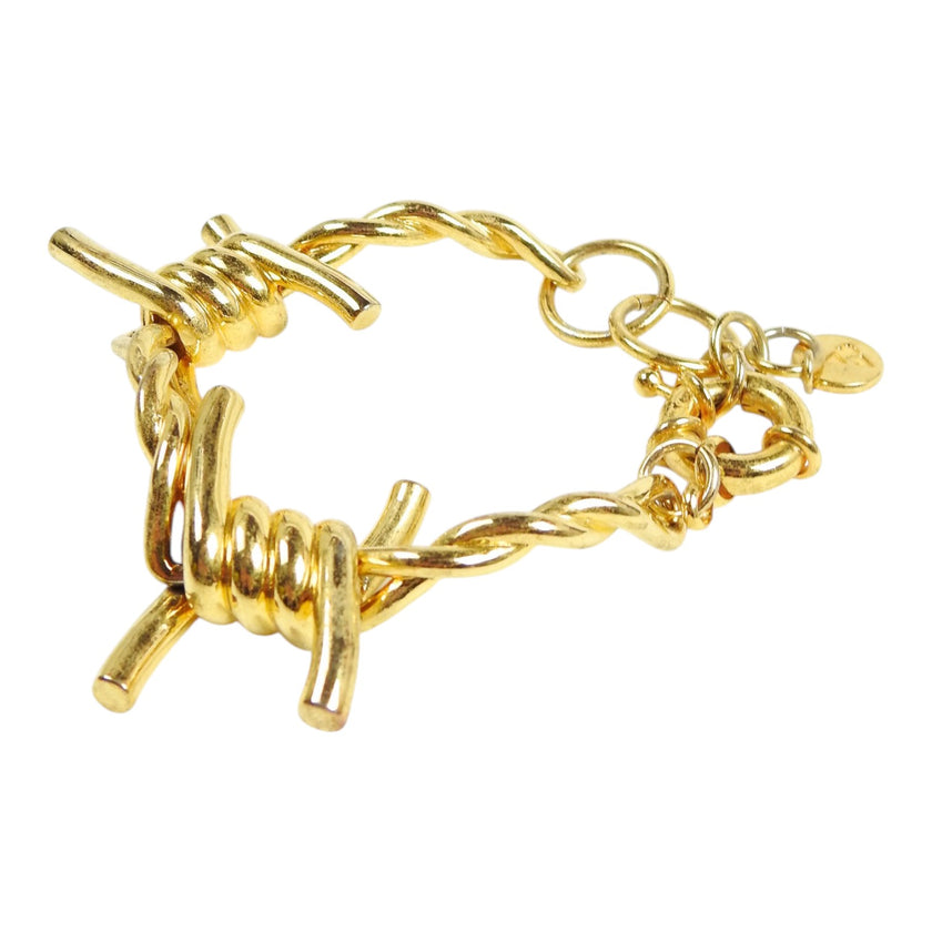 Ambush Barbed Wire Gold Bracelet