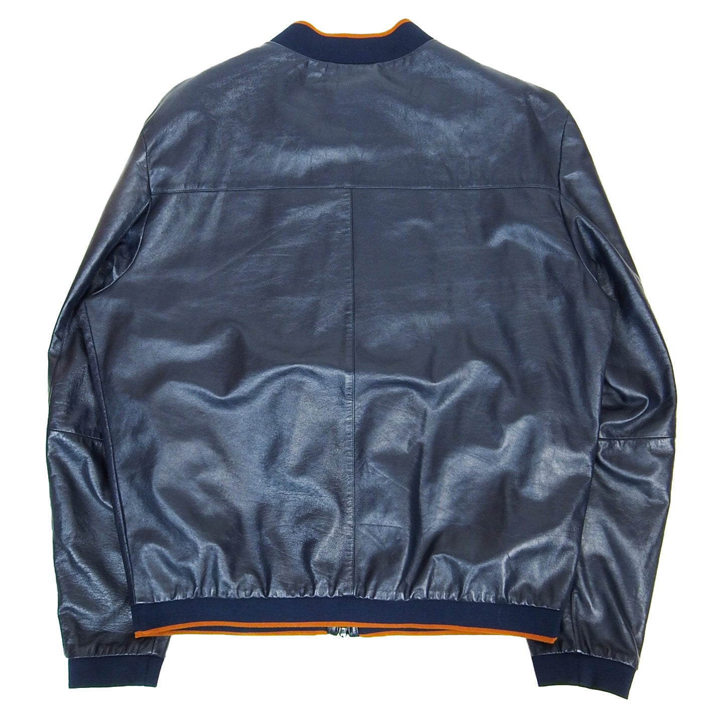 Paul & Shark Perforated Leather Bomber Size XXL
