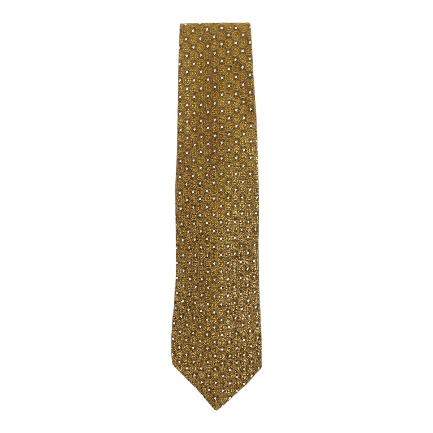 Valentino Brown/Gold Ornate Tie