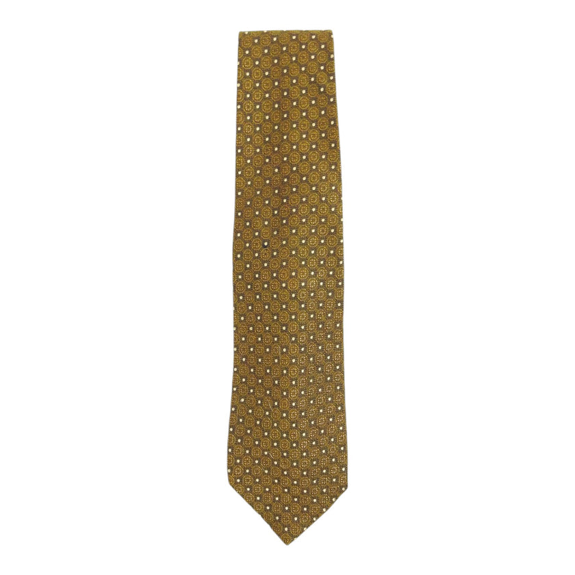 Valentino Brown/Gold Ornate Tie