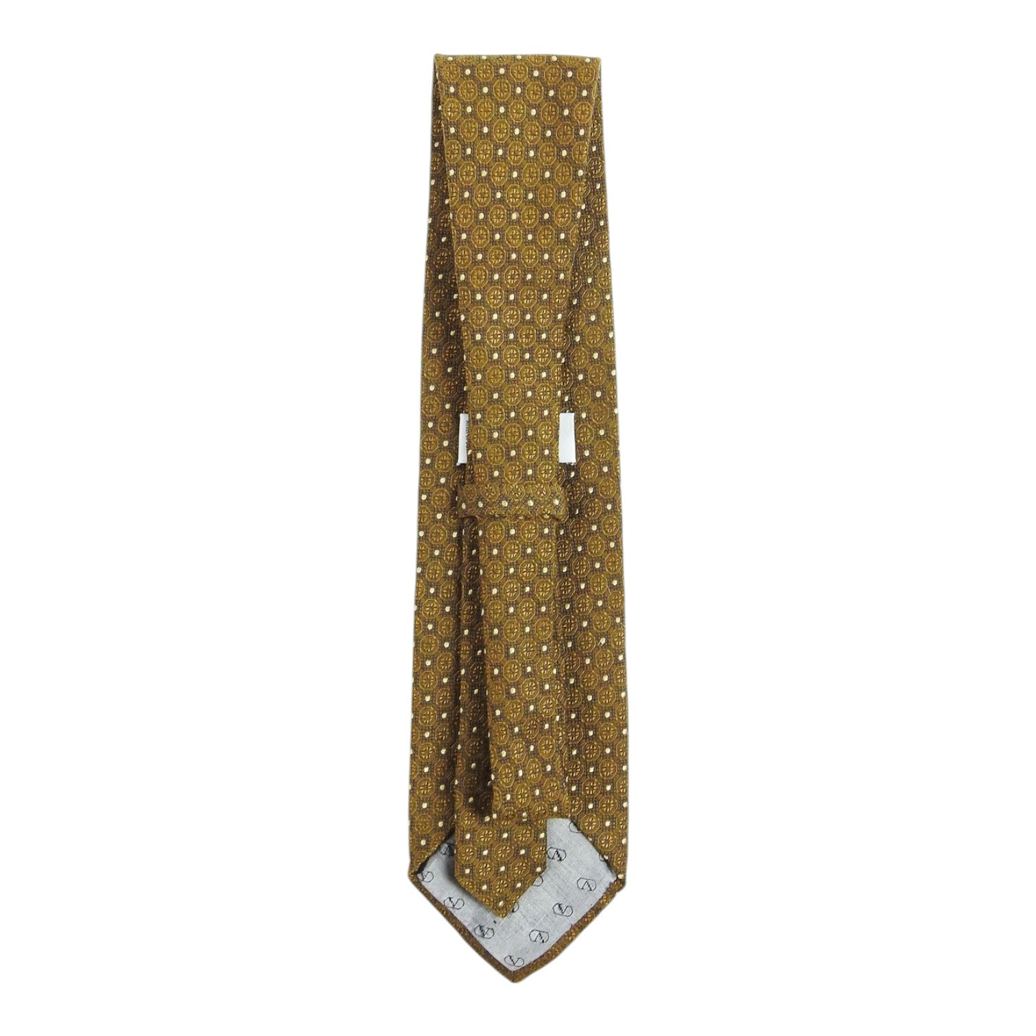 Valentino Brown/Gold Ornate Tie