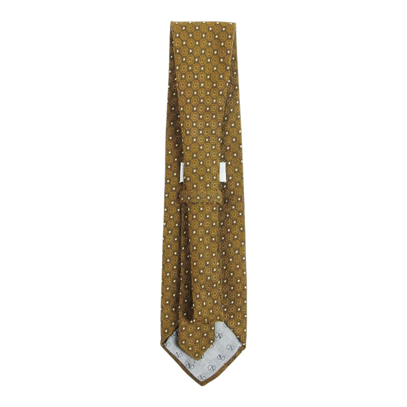 Valentino Brown/Gold Ornate Tie